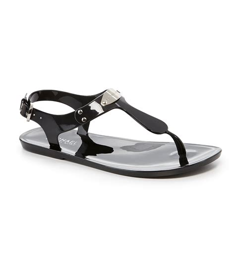 michael kors jelly sandals clear|Michael Kors jelly sandals black.